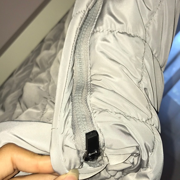 Quilted Grey Coat! - Picture 7 of 8